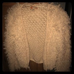 Fuzzy knit sweater